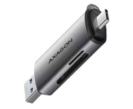 Axagon CRE-SAC, USB-C + USB-A 3.2 - 2-slot SD/microSD, UHS-I - 1353405 - zdjęcie 1